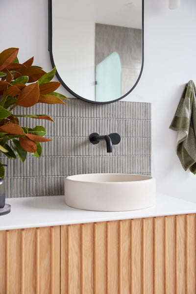 The Block Week 8 Primary Ensuite Reveals: Nood Co Basins Shine Bright