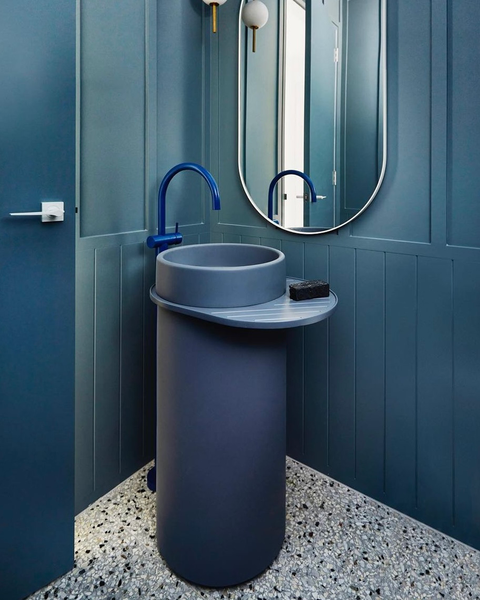 Basin Blues: Showcasing Nood Co’s Blue Bathrooms