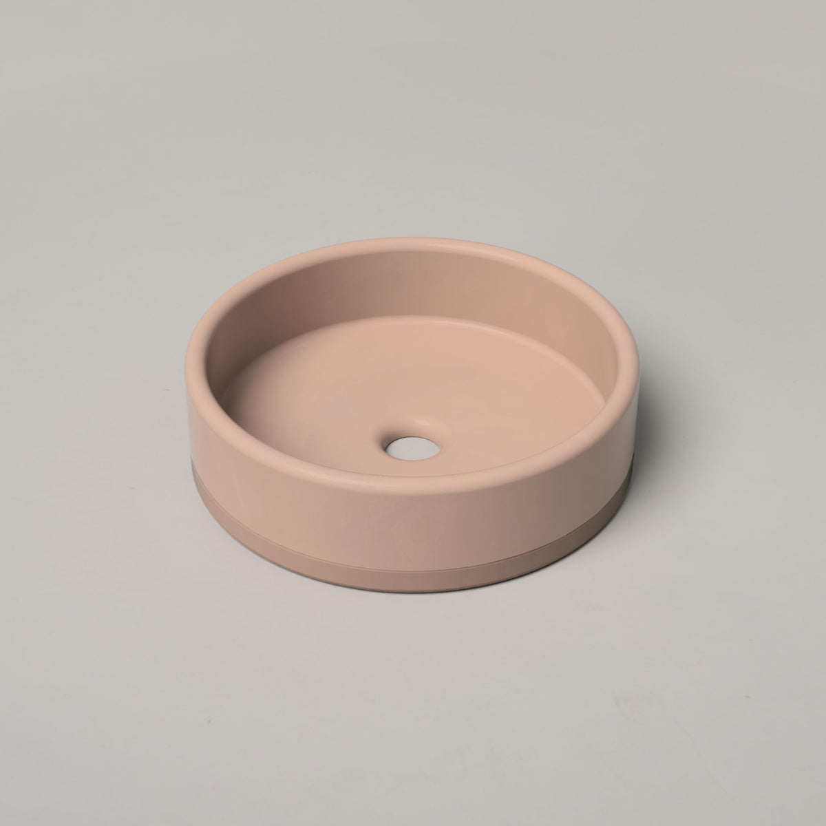 Bowl Two Tone Basin - Blush Pink (Surface Mount)
