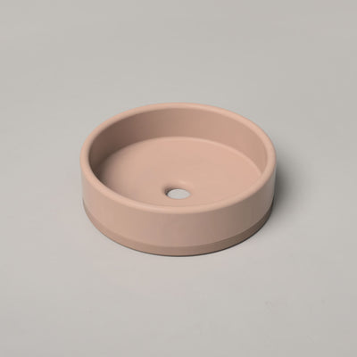 Bowl Two Tone Basin - Blush Pink (Surface Mount)