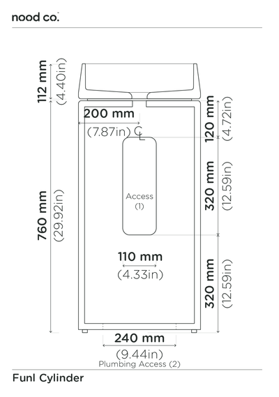 Cylinder - Funl Basin (Rust)