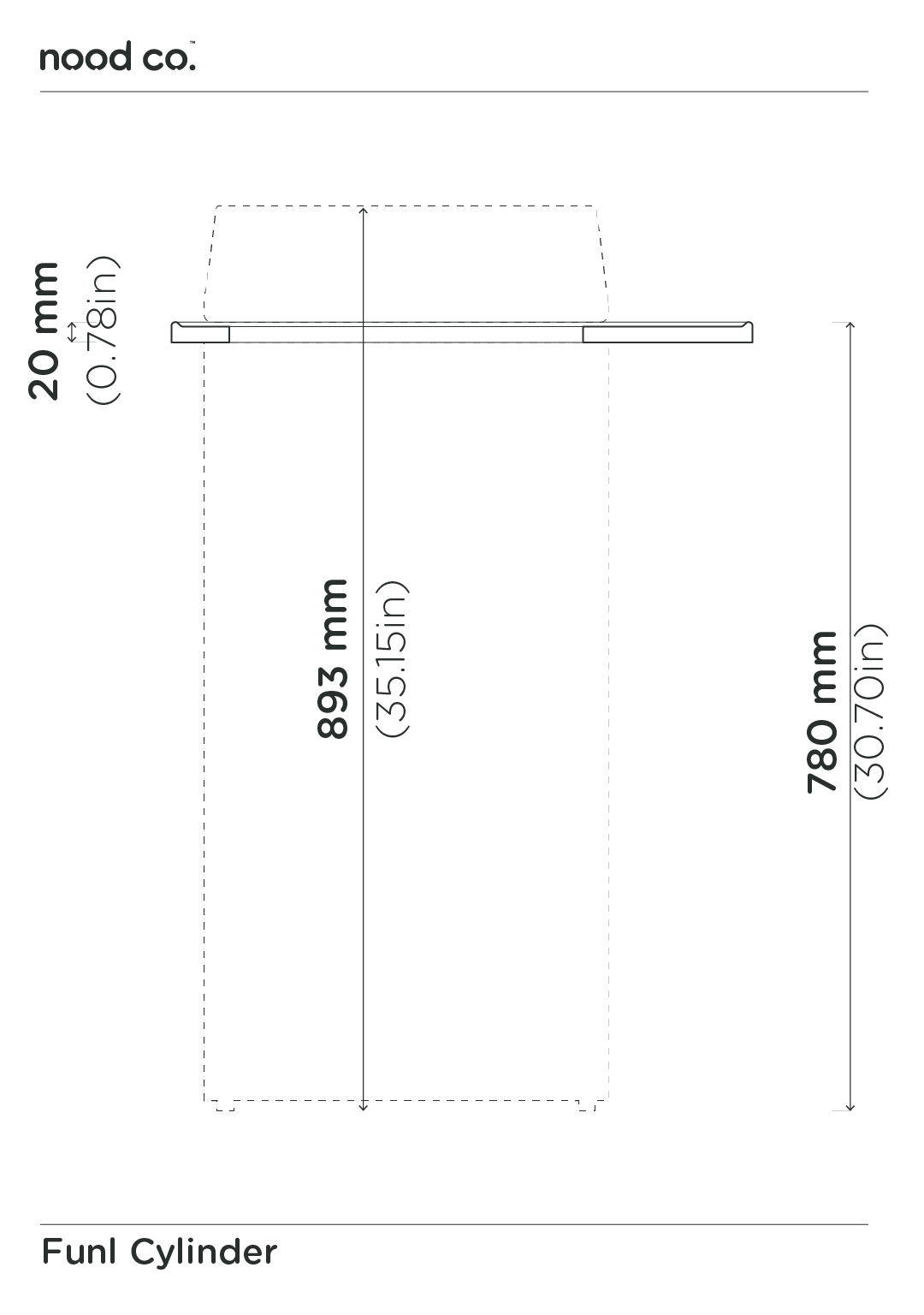 Cylinder - Funl Basin (Rust)
