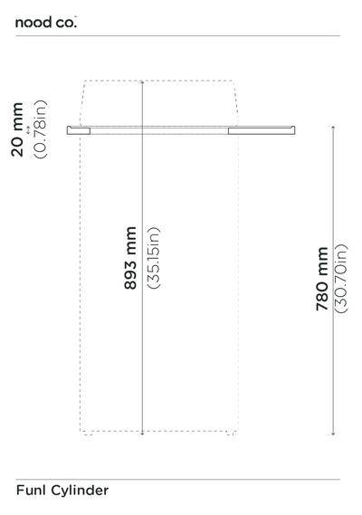 Cylinder - Funl Basin (Rust)