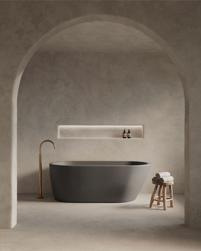 Juno Freestanding Bathtub (Mid Tone Grey)