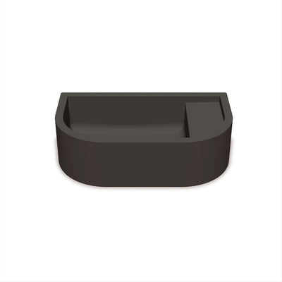 Loop 01 Basin - Wall Mount (Charcoal)