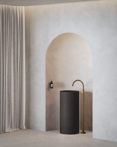 Luna Freestanding Basin (Charcoal)