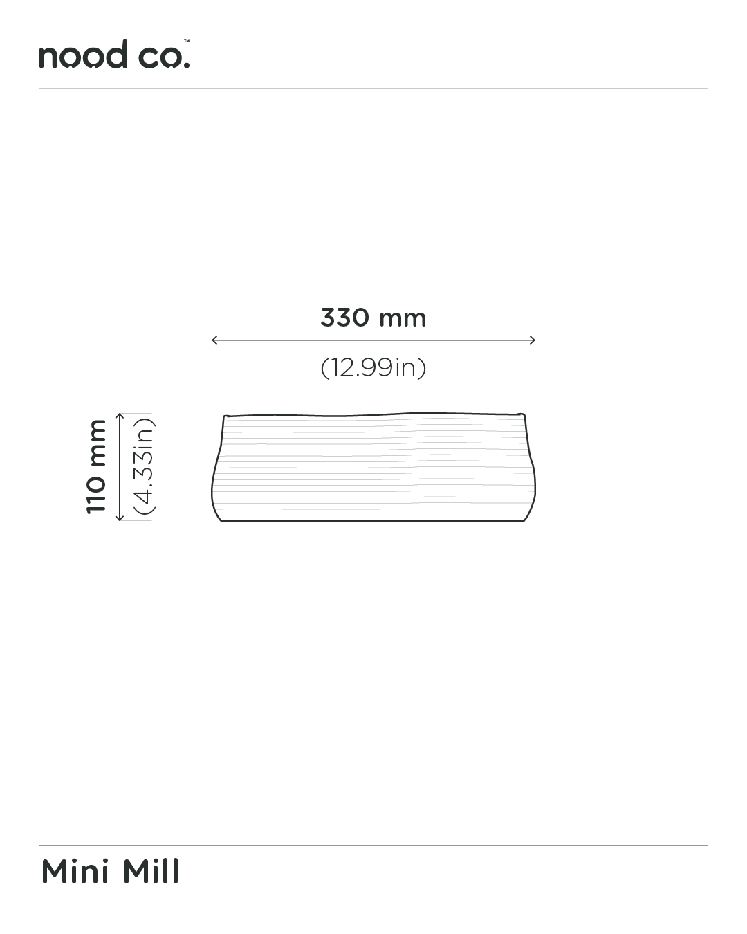 Mini Mill Basin (Sky Grey)