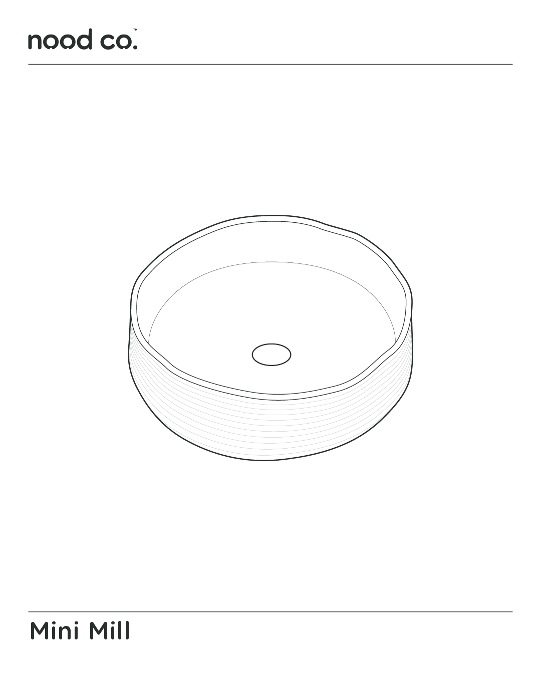 Mini Mill Basin (Sky Grey)