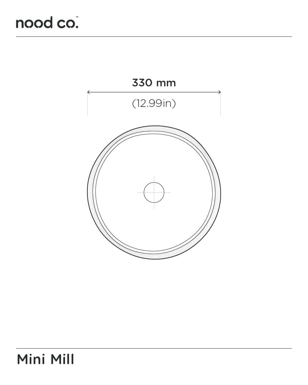Mini Mill Basin (Sky Grey)