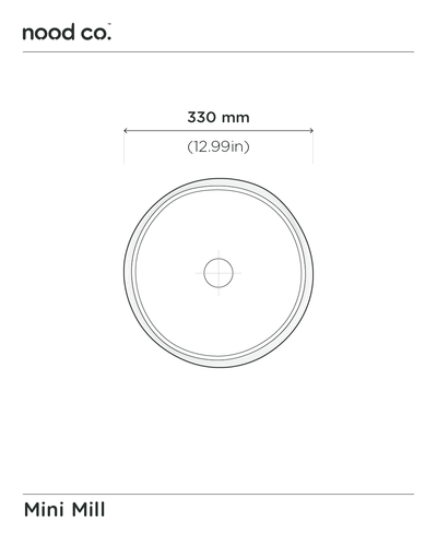 Mini Mill Basin (Sky Grey)