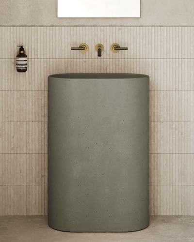 Molli Freestanding Basin (Olive)