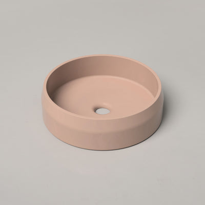 Prism Circle Basin - Blush Pink (Surface Mount)