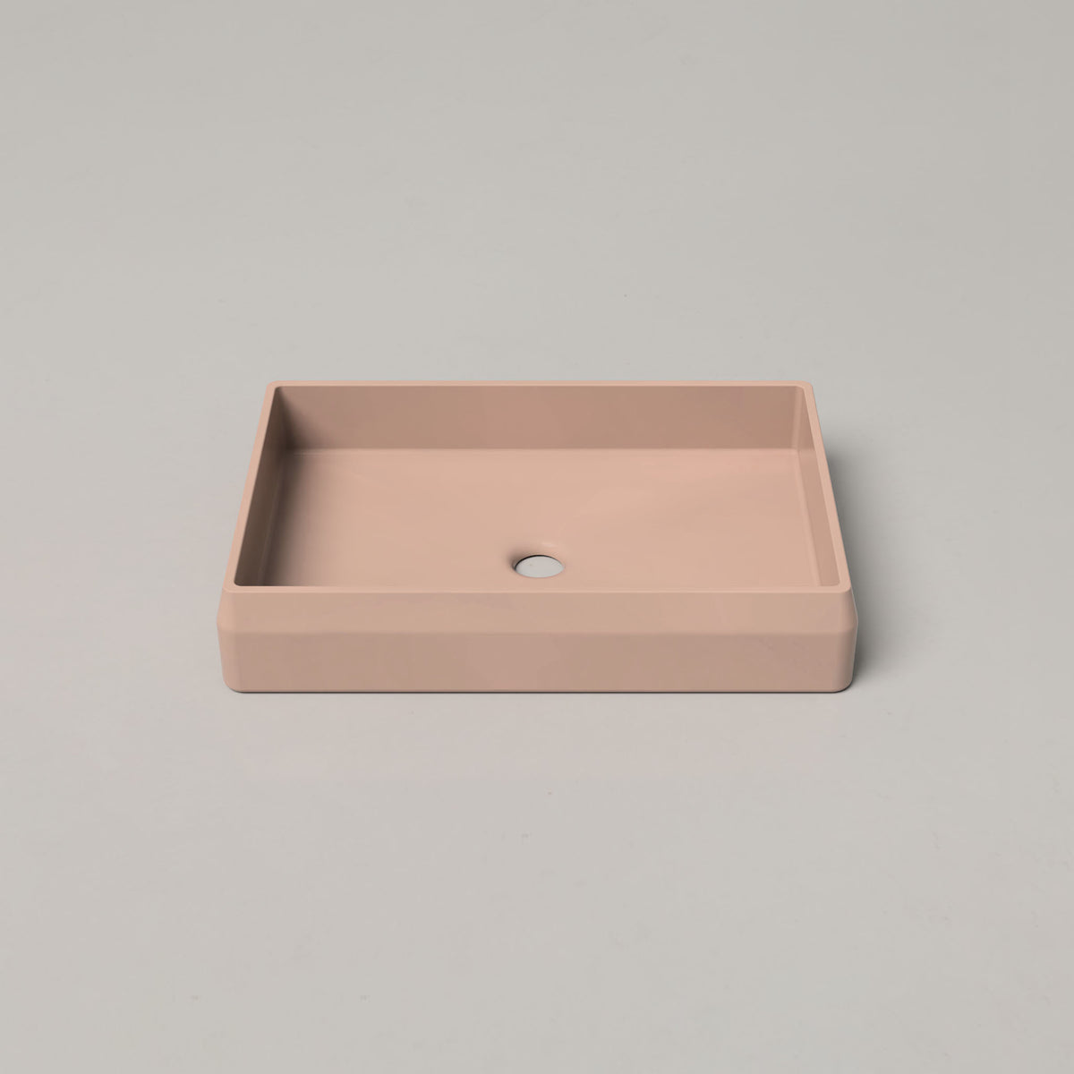 Prism Rectangle Basin - Blush Pink (Surface Mount)