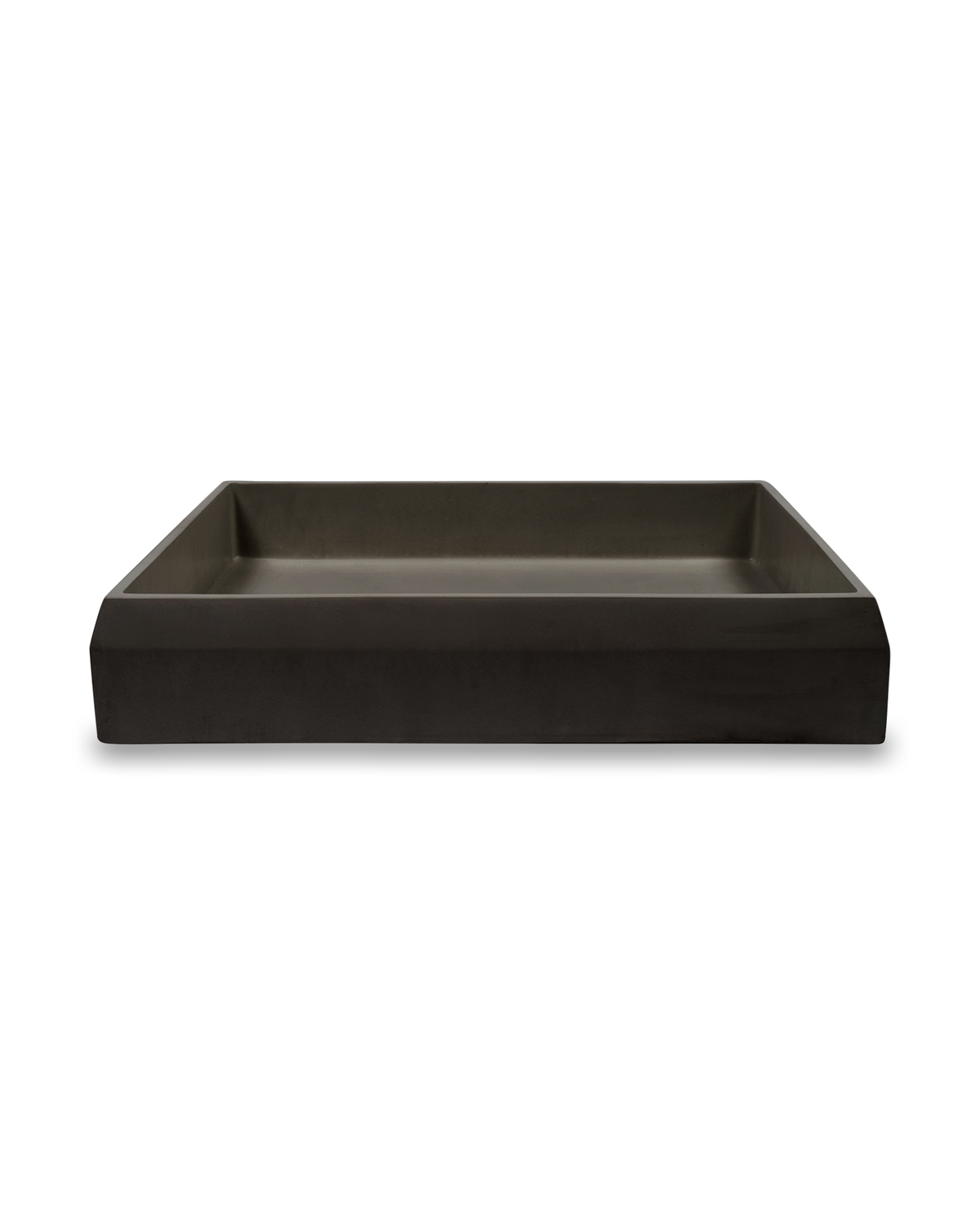 Prism Rectangle Basin - Surface Mount (Charcoal)