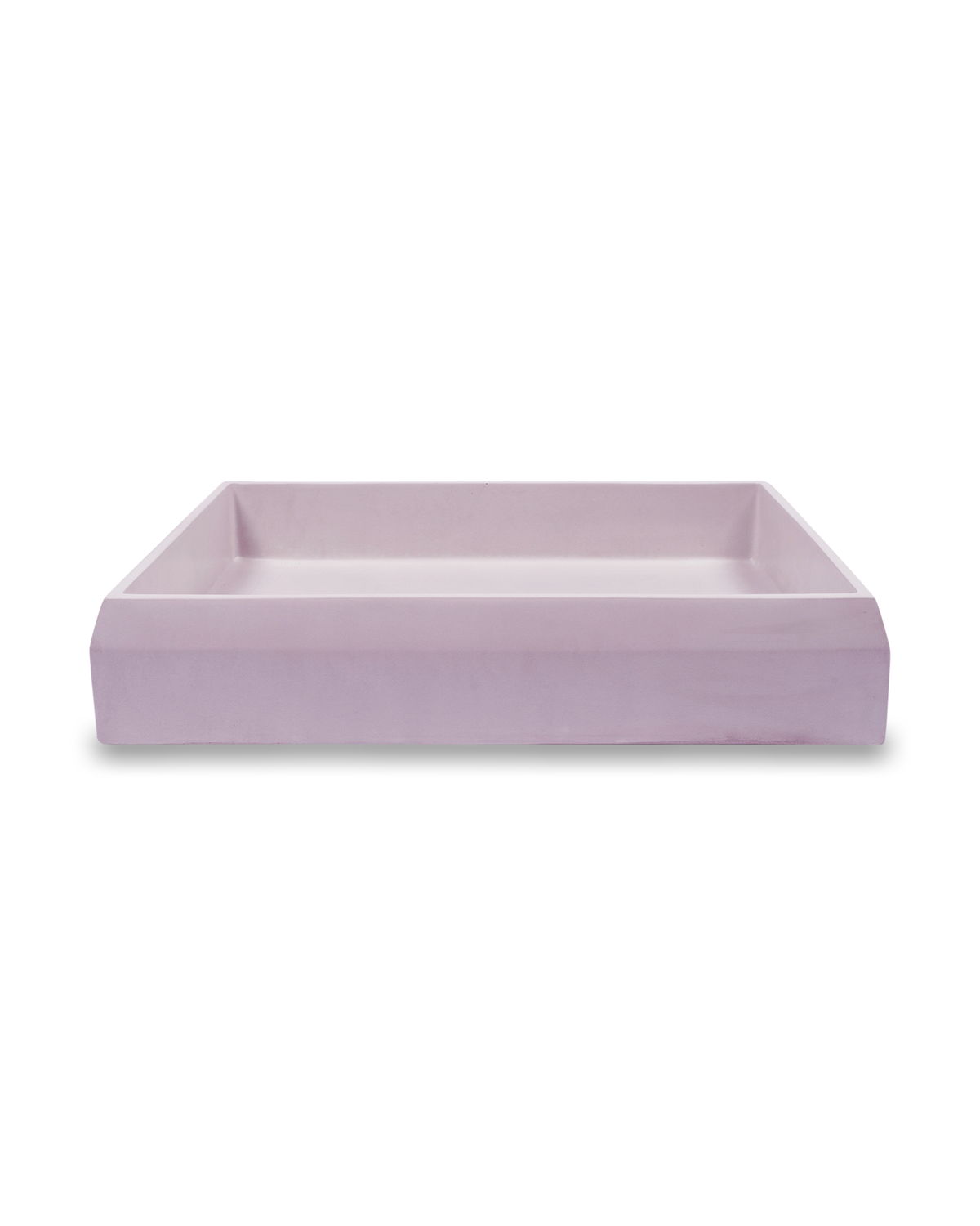 Prism Rectangle Basin - Surface Mount (Lilac)