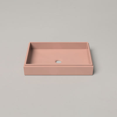 Stepp Rectangle Basin - Blush Pink (Surface Mount)