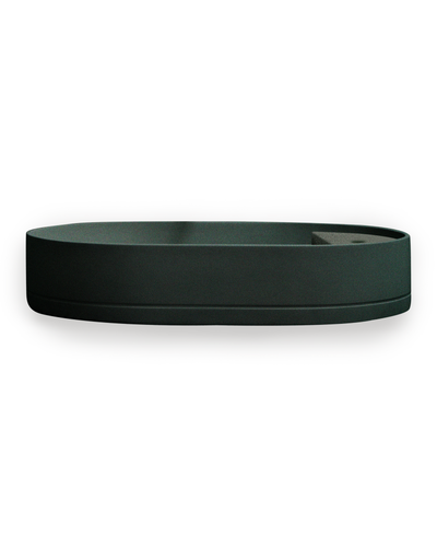 Shelf Oval Basin (Charcoal)