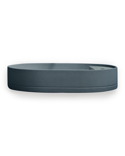 Shelf Oval Basin - Surface Mount (Copan Blue)