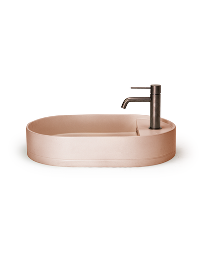 Shelf Oval Basin - Surface Mount (Pastel Peach)