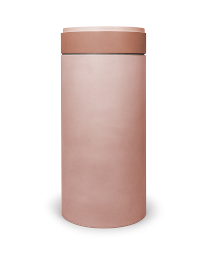 Cylinder Stepp Circle Basin - Blush Pink