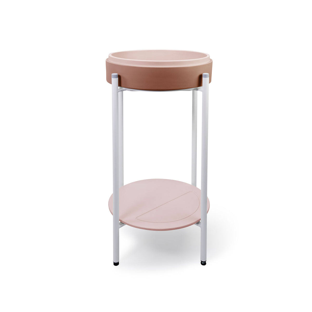 Stepp Circle Basin - Stand (Blush Pink,Black Frame)