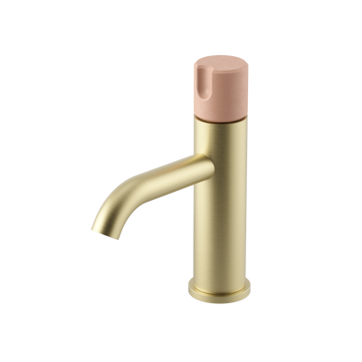 Alchemy Progressive Basin Mixer - Tiger Bronze x Blush Pink