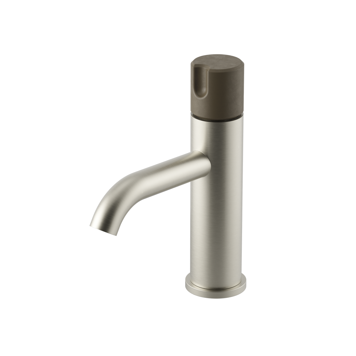 Alchemy Progressive Basin Mixer - Brushed Nickel x Olive