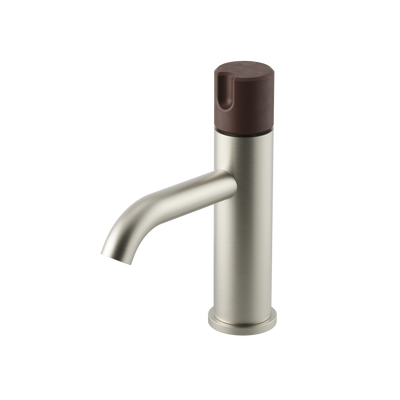 Alchemy Progressive Basin Mixer - Brushed Nickel x Slate