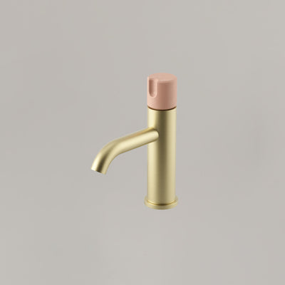 Alchemy Progressive Basin Mixer — Tiger Bronze / Blush Pink