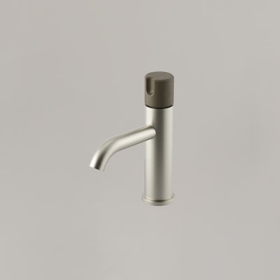 Alchemy Progressive Basin Mixer — Brushed Nickel / Olive