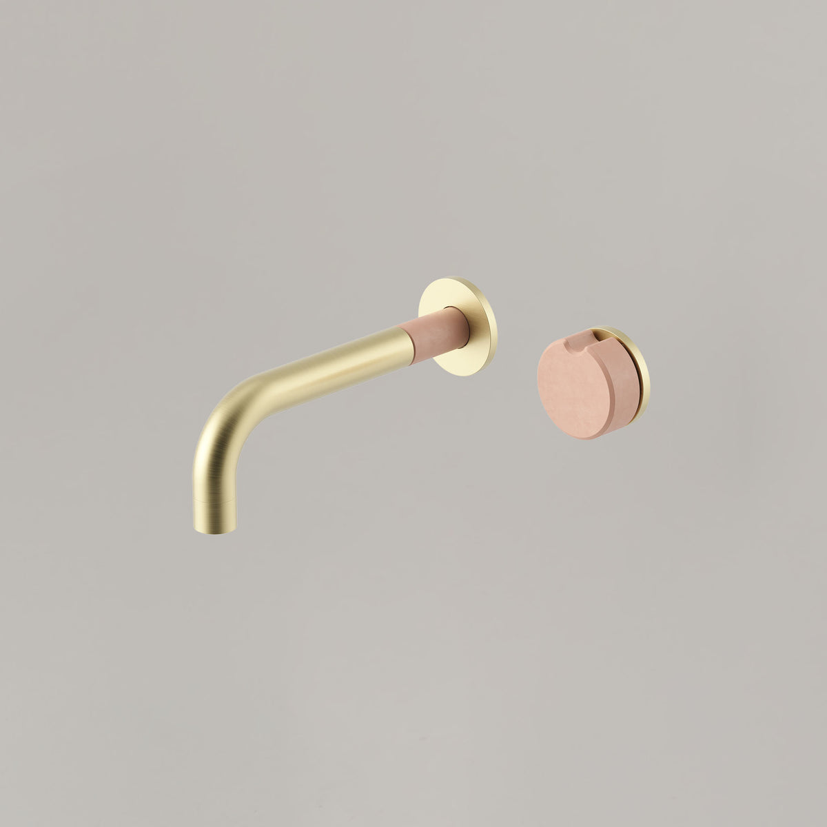 Alchemy Progressive Wall Mixer Set — Tiger Bronze / Blush Pink