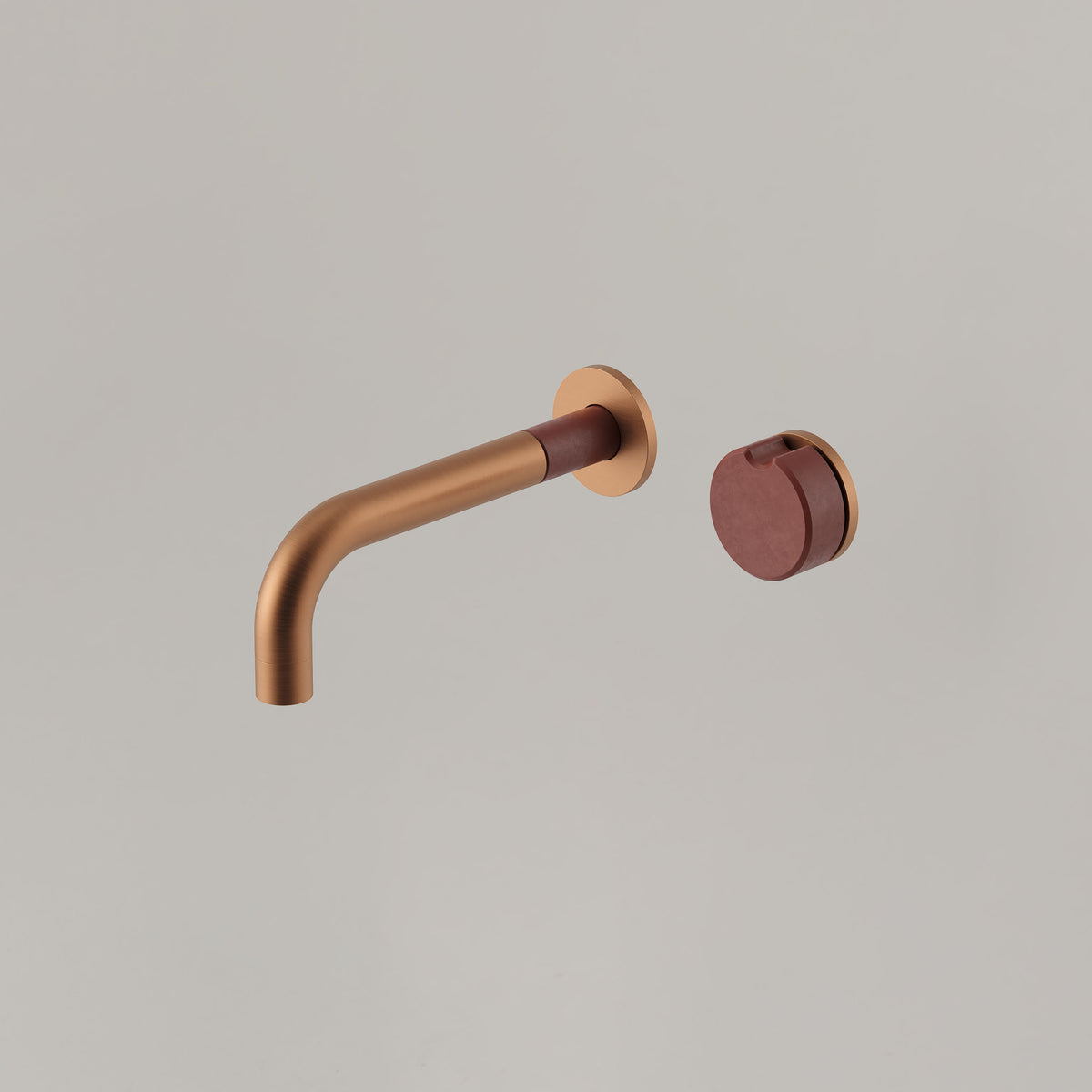 Alchemy Progressive Wall Mixer Set — Lustre Bronze / Clay