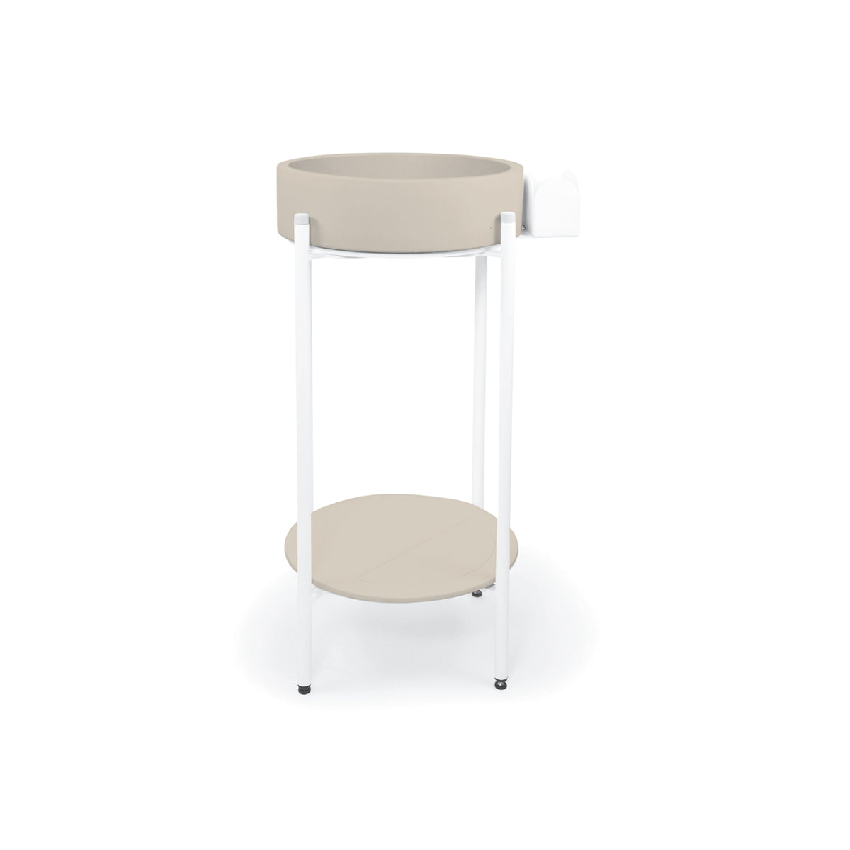 Hoop Basin - Stand (Mushroom,White Frame)