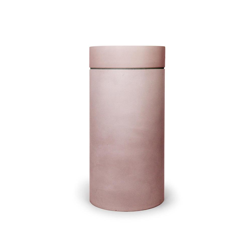Cylinder with Tray - Hoop Basin (Blush Pink,Mid Tone Grey)