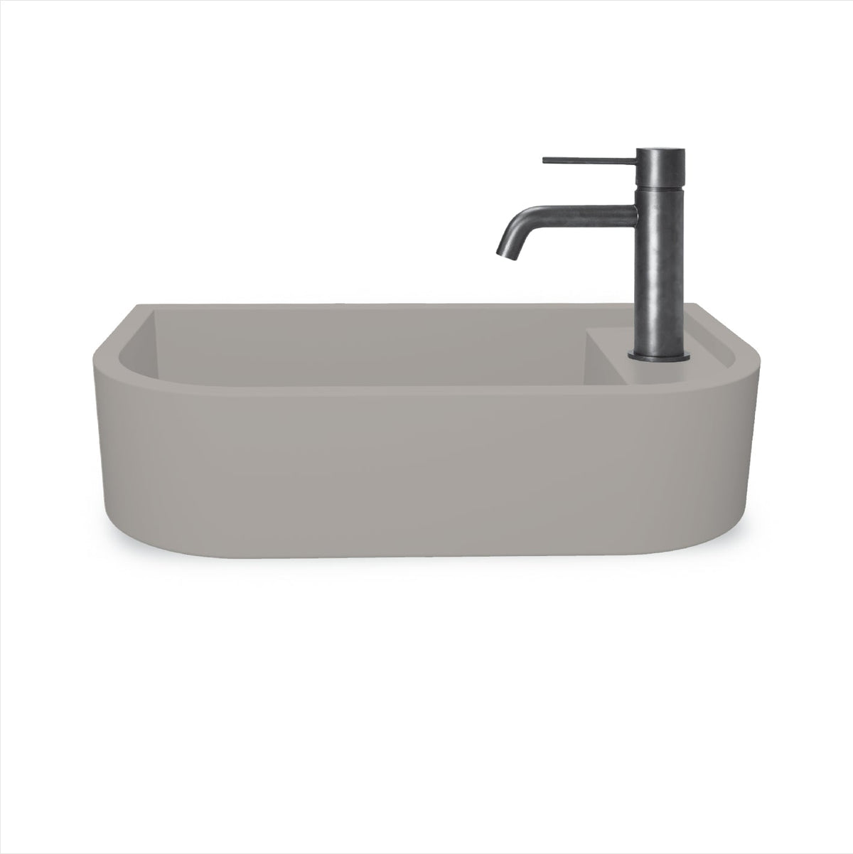 Loop 02 Basin - Overflow - Surface Mount (Sky Grey,Tap Hole,White)