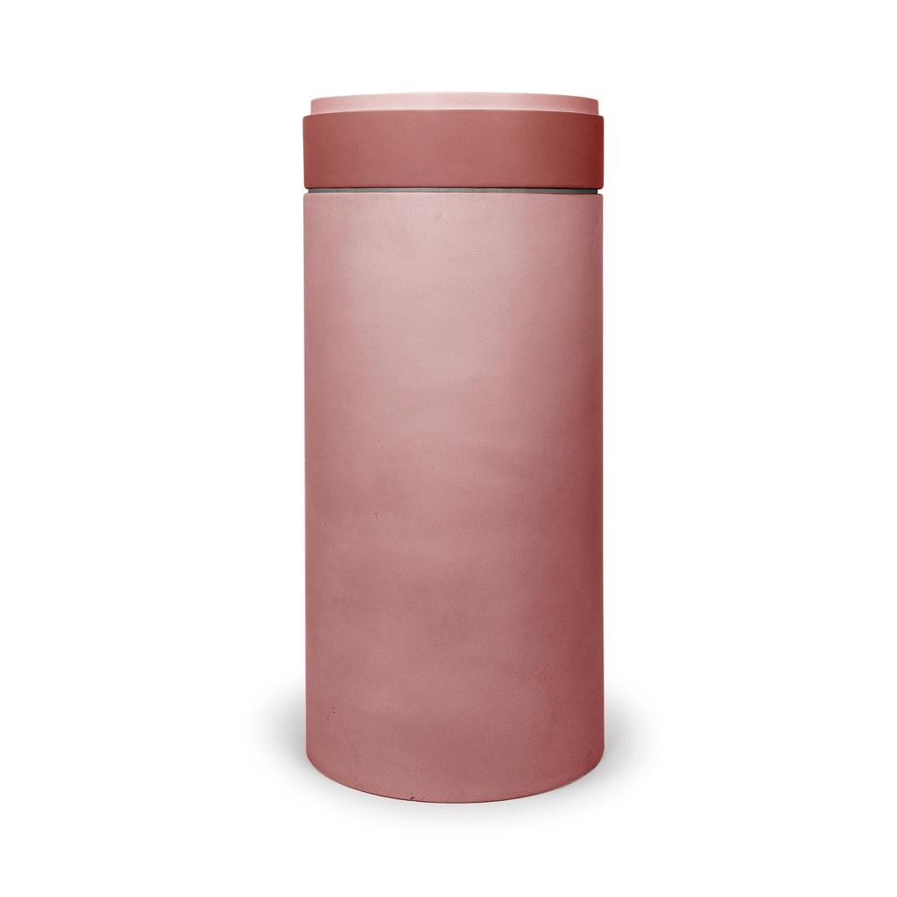 Cylinder with Tray - Stepp Circle Basin (Musk,Ivory)